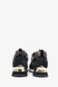 Louis Vuitton Black Suede/Monogram Sneakers Size 37