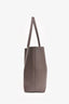 Saint Laurent 2017 Storm Grey Leather East/West 'Shopping' Tote With Pouch