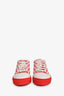 Louis Vuitton White/Red Canvas Escale Stellar Sneakers Size 37.5