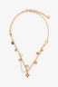 Louis Vuitton Gold Toned Blossom Necklace