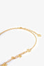 Louis Vuitton Gold Toned Blossom Necklace