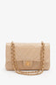 Pre-Loved Chanel™ Vintage Beige Lambskin Medium Classic Double Flap
