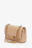 Pre-Loved Chanel™ Vintage Beige Lambskin Medium Classic Double Flap