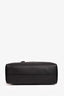 The Row Black Deerskin Leather 'India 12.00' Top Handle Bag