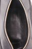 The Row Black Deerskin Leather 'India 12.00' Top Handle Bag