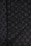 Louis Vuitton Grey Wool Monogram Fringe Scarf