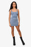 T by Alexander Wang Sparkly Blue Glitter Tank Dress Size S