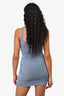 T by Alexander Wang Sparkly Blue Glitter Tank Dress Size S