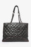 Pre-Loved Chanel™ 2006 Brown Caviar Grand Shopping Tote (As Is)