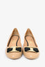 Salvatore Ferragamo Nude/Black Vera Heels Size 40
