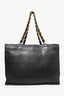 Pre-Loved Chanel™ 1991-94 Black CC XL Timeless Shopping Chain Tote (As Is)