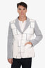 Comme Des Garcons Grey/White Panelled Blazer Size M Mens