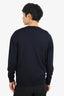 Original Vintage Style Black Virgin Wool Sweater Size L