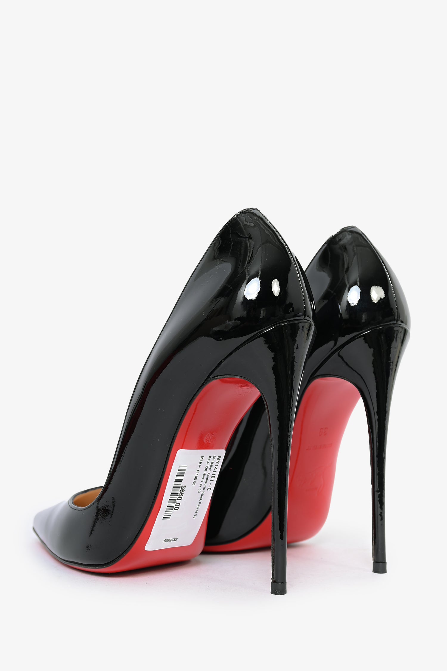 Christian Louboutin Black Patent So Kate 120 Heels Size 39 – Mine