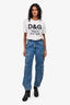 Denim Forum Medium Wash Cargo Jeans Size 24