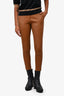 Hi-Lo Beige Lambskin Leather Slim Pants est Size 23