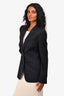 Dolce & Gabbana Black Virgin Wool Blazer Size 42