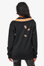 Opening Ceremony Black Graphic Sweatshirt Size S