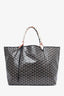 Goyard 2015 Black Goyardine St. Louis GM Tote