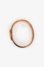 Hermès Rose Gold Tone/Cream Enamel 'Clic Clac' Bracelet PM