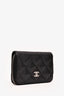 Pre-Loved Chanel™ 2021 Black Caviar Classic Zip Card Holder