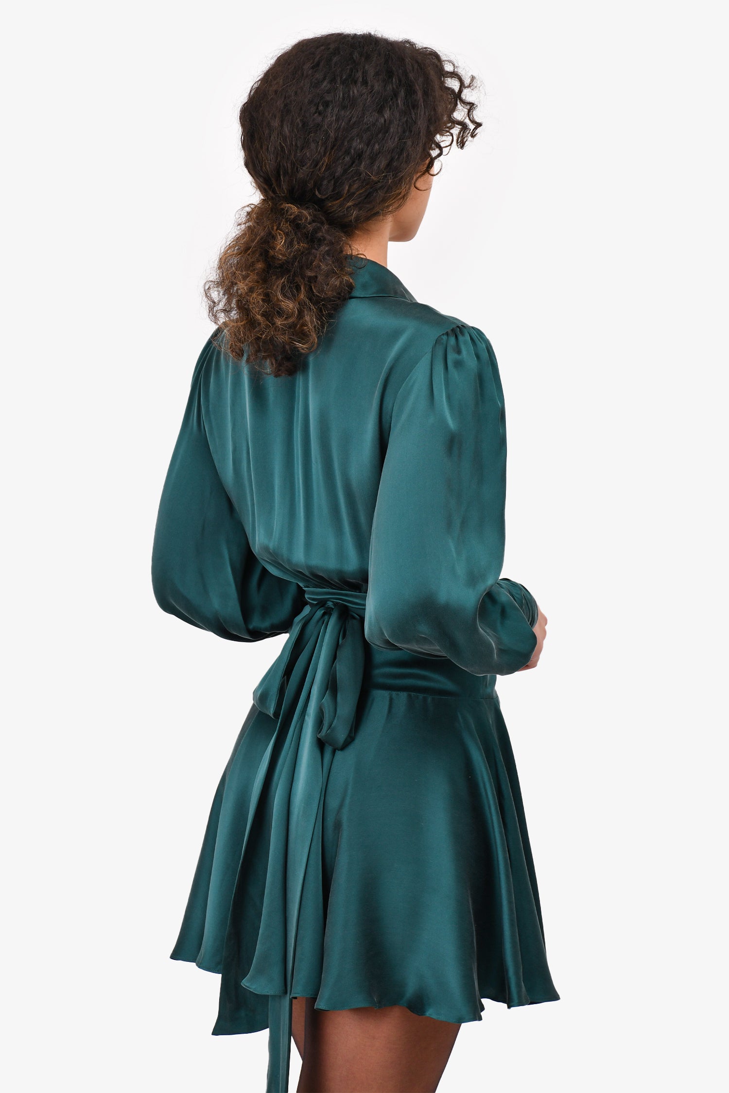 Zimmerman Green Silk Wrap Dress Size 0 Mine & Yours Zimmerman Green Silk Wrap Dress Size 0 Mine & Yours