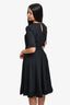 Prada Black Pleated Dress Size 40