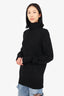 Ann Demeulemester Black Wool Turtle Neck Knit Sweater Size S Mens