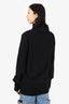 Ann Demeulemester Black Wool Turtle Neck Knit Sweater Size S Mens