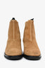 Acne Studios Brown Suede Heeled Booties Size 38
