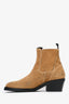 Acne Studios Brown Suede Heeled Booties Size 38
