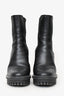 Gianvito Rossi Black Leather Chelsea Platform Heeled Boots Size 39
