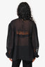 Dolce & Gabbana Black Silk/Lace Blouse Size 42