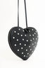 Alaïa Black Leather Diamante Embellished Heart Shaped Bag