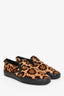Gucci Leopard Pony Hair Slip on Sneakers Size 39.5 Mens