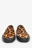 Gucci Leopard Pony Hair Slip on Sneakers Size 39.5 Mens