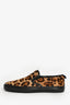 Gucci Leopard Pony Hair Slip on Sneakers Size 39.5 Mens