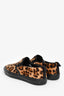 Gucci Leopard Pony Hair Slip on Sneakers Size 39.5 Mens