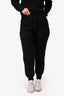 Pre-Loved Chanel™ Black Knit Cashmere Joggers Size 34