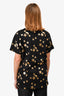 Gucci Black/Gold Star Logo T-Shirt Size XS Mens