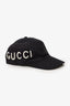 Gucci Black 'Love Gucci' Embroidery Baseball Hat Size S