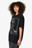 Givenchy Black Cotton Graphic T-Shirt Size S