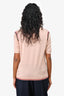 Loro Piana Pink Cashmere Knit Top Size 42