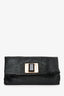 Louis Vuitton 2012 Black Leather Monogram Altair Clutch