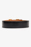 Hermès 2012 Brown/Black Reversible H Buckle Belt Size 80 (As Is)
