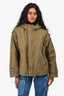 Celine Military Green Hooded Jacket Size 34