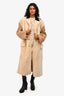 Marni Cream/Beige Shearling Coat Size 40