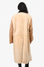 Marni Cream/Beige Shearling Coat Size 40