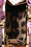 Dolce & Gabbana Pink Sequin Clutch with Gold Chain
