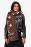 Louis Vuitton Brown/Beige Cashmere Reykjavik Scarf